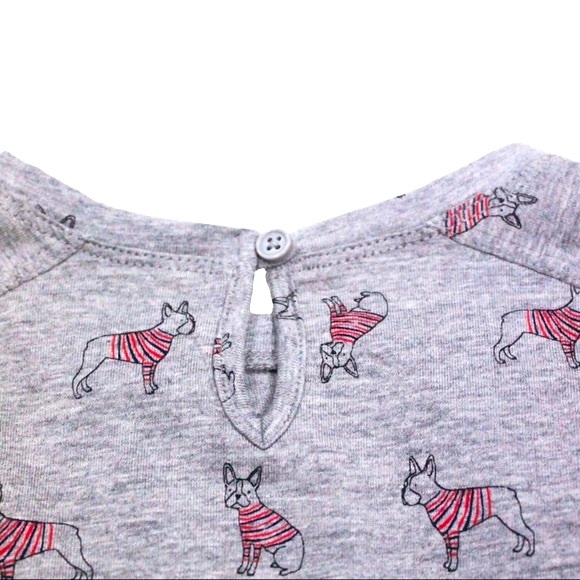 NWT Joe Fresh Girls Bull Terrier Dog Print Dress - Picture 4 of 10